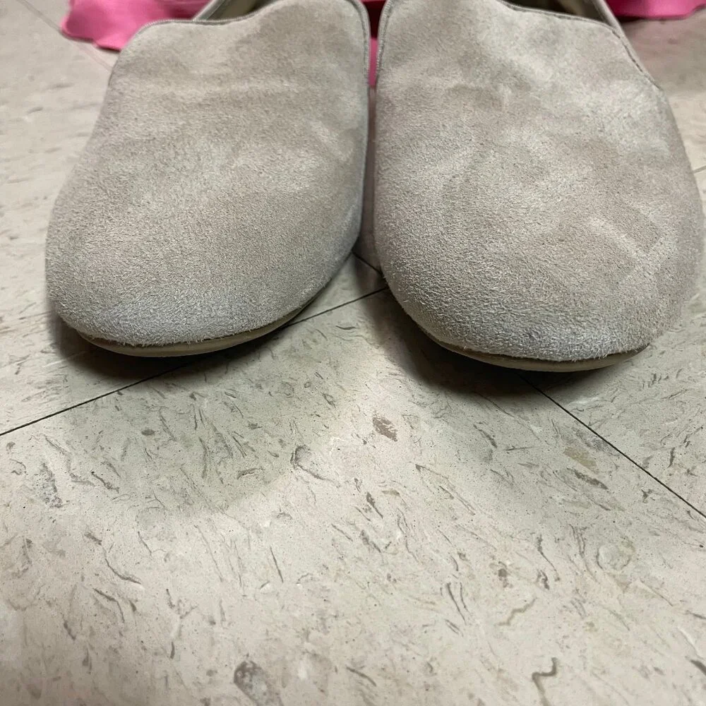 BIRDIES The Starling Loafer Taupe Tan Suede Flat Slip On‎ Shoes